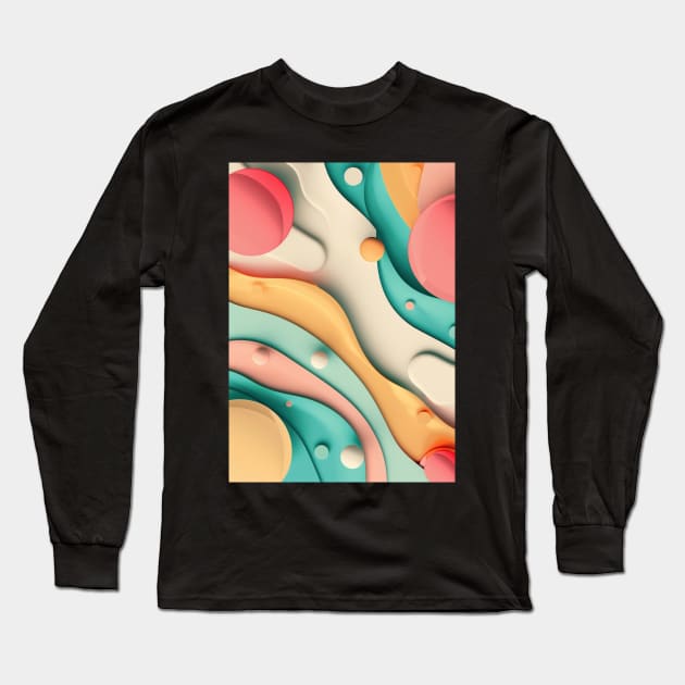 Color Swirl Harmony Long Sleeve T-Shirt by star trek fanart and more